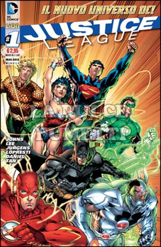 JUSTICE LEAGUE #     1 - 1A RISTAMPA